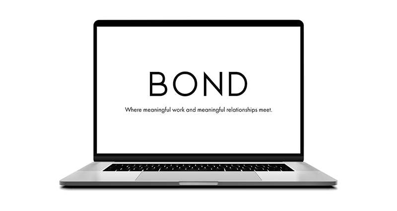 An image showing the Bond logo and tagline.