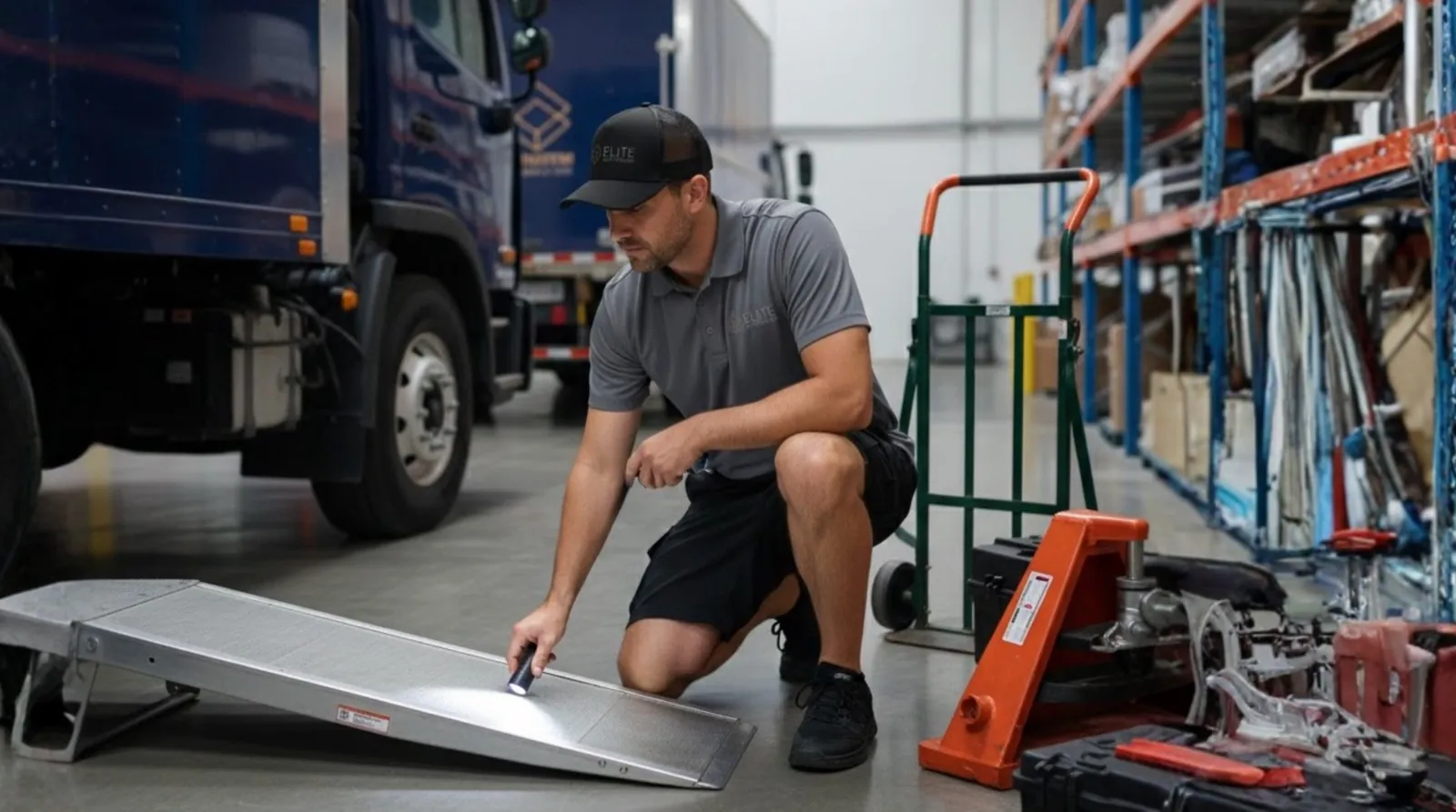 Elite Anywhere receiving warehouse and dock — White Glove Delivery Service in Illinois