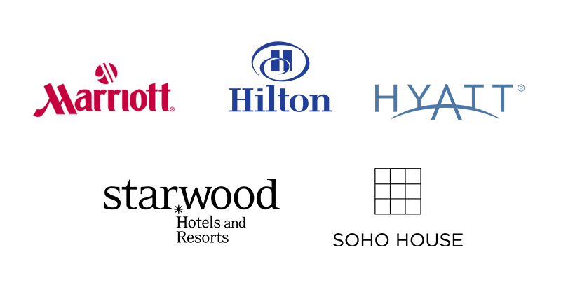 An image showing the logos of the clients the Elite Anywhere Corp. has worked with.