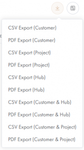Image showing export list of Bond, Elite Anywhere's proprietary warehouse management system.
