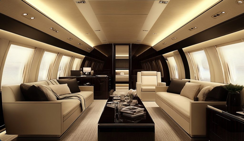 private jet interior shipping 01