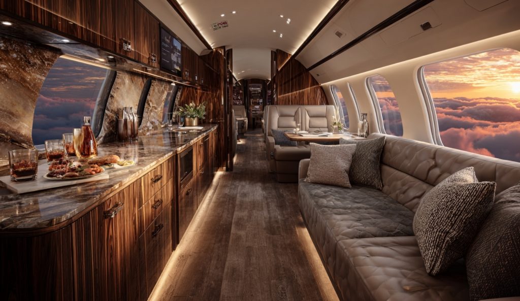 private jet interior shipping 09